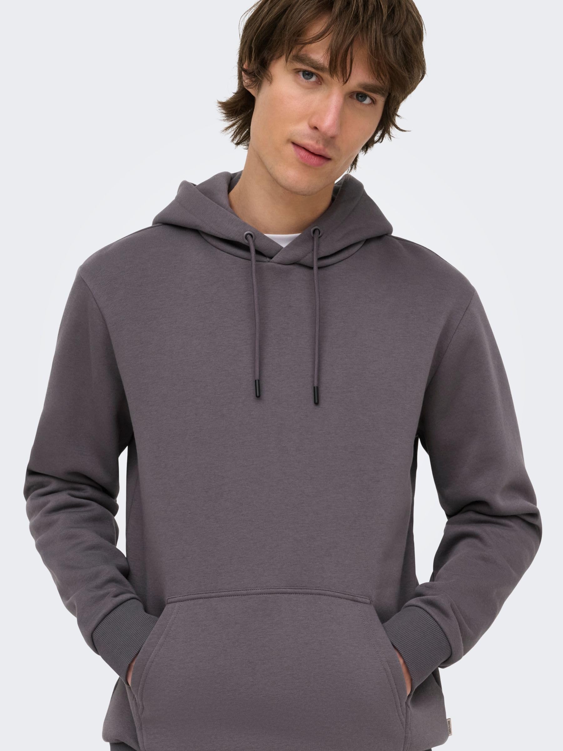 ONLY & SONS Onsceres bluza z kapturem Sweat Noos, rabbit, XXL