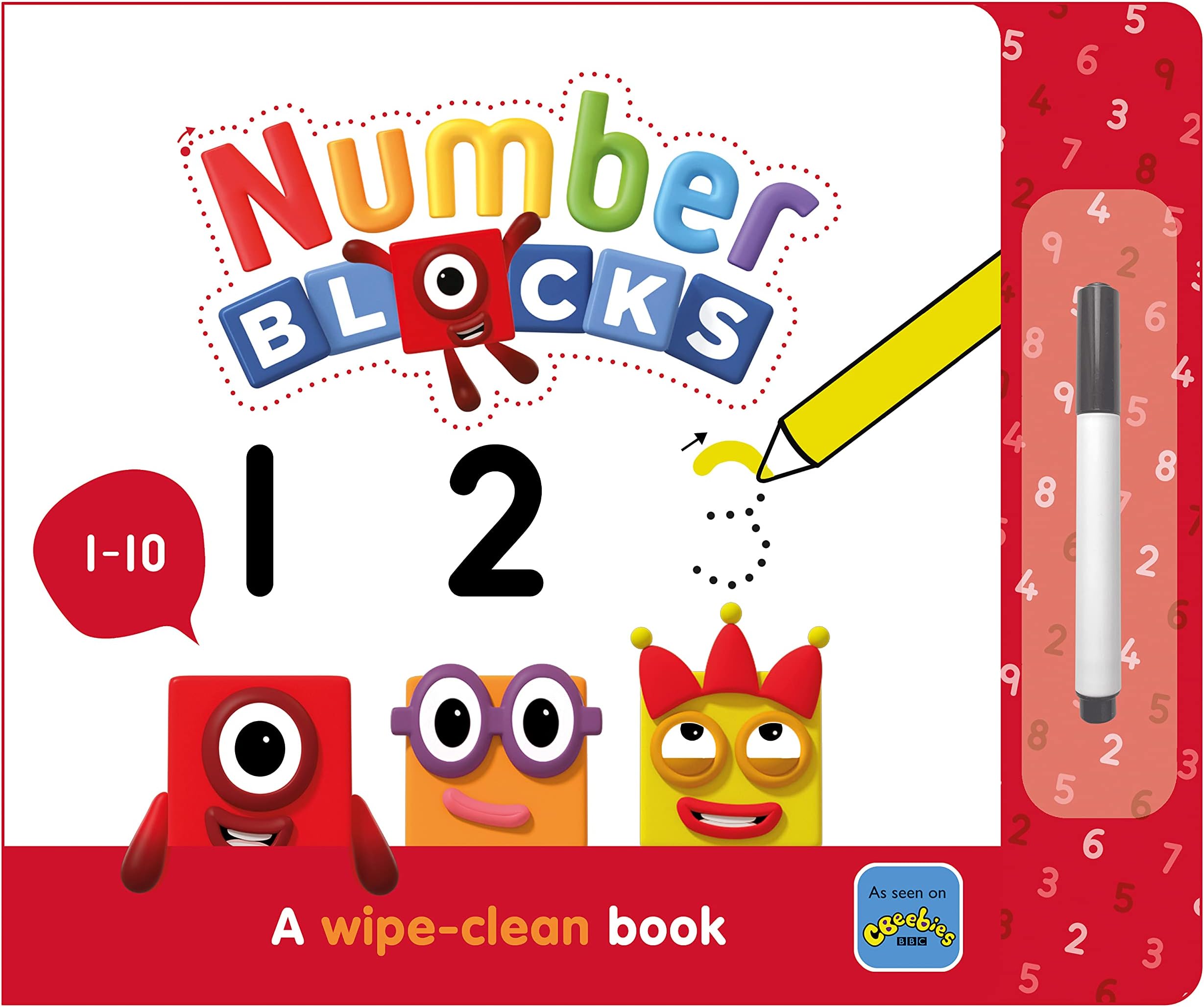 Numberblocks 1-10: A Wipe-Clean Book