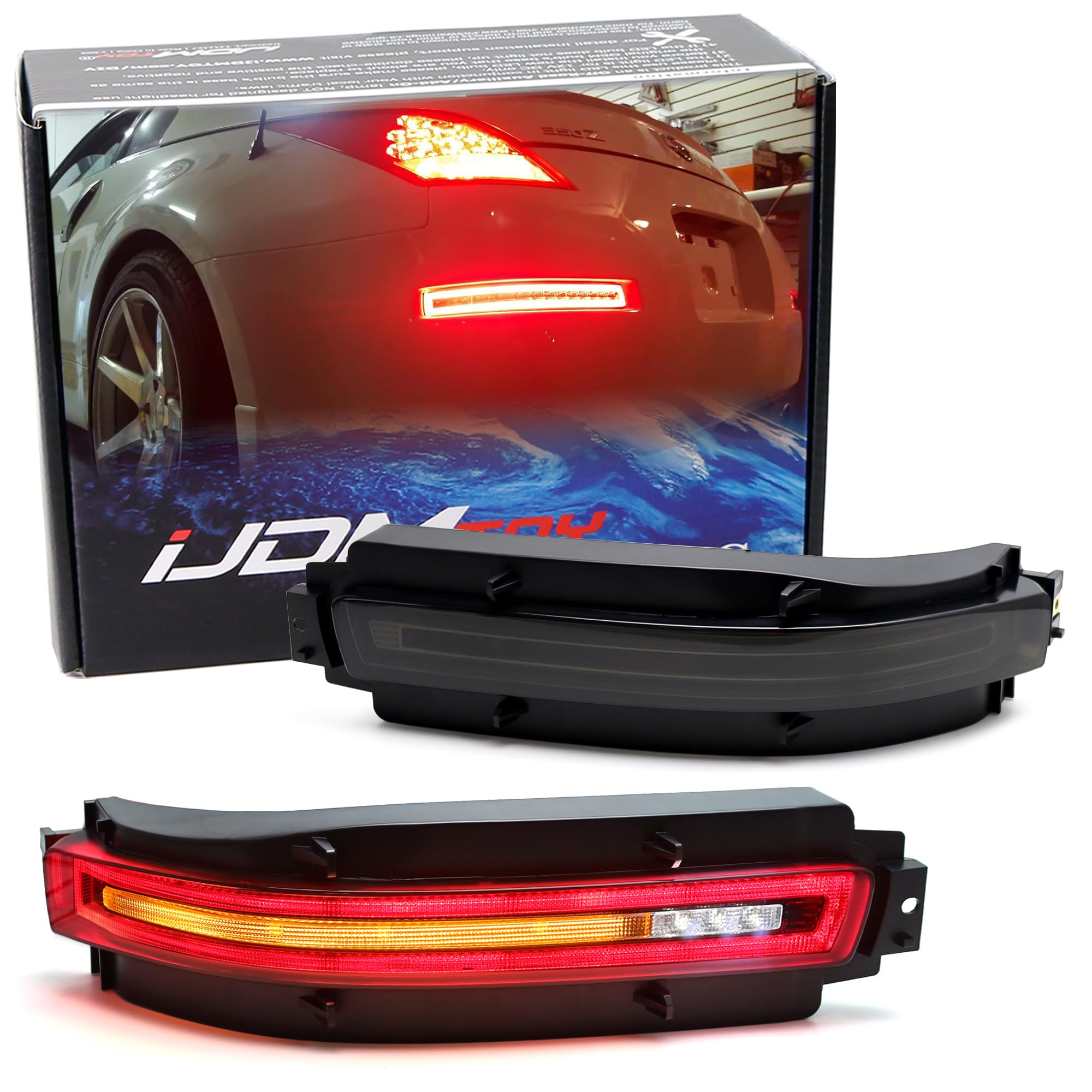 Amazon.com: iJDMTOY LED Tail Light Assemblies For Nissan 2003-2009