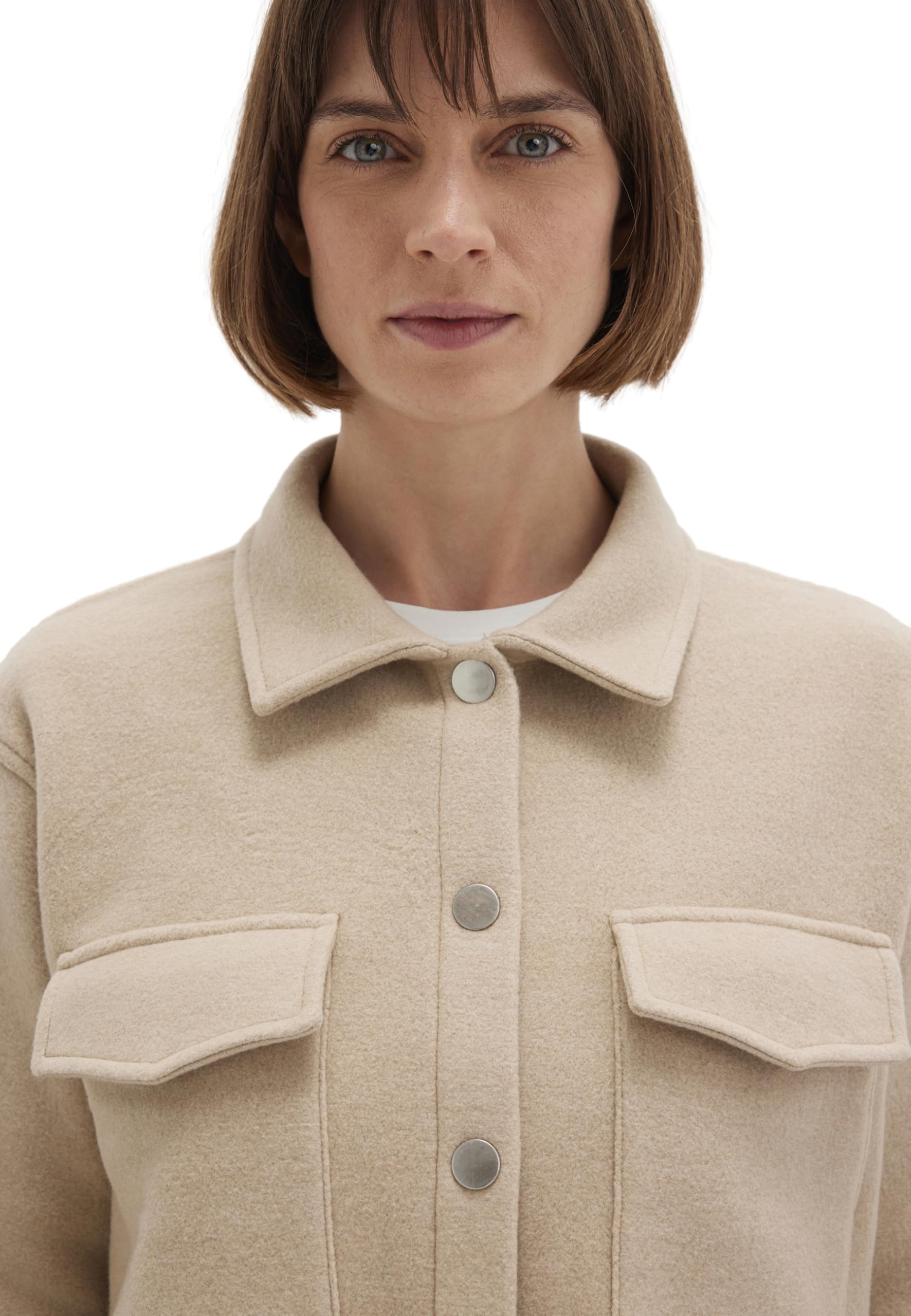 Mavi Damen Button Sweatshirt Pullover