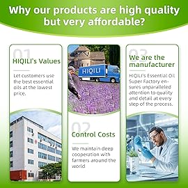 HIQILI 16 Fl Oz Lemongrass Essential Oil, 100% Pure Natural Undiluted for Diffuser, Hair