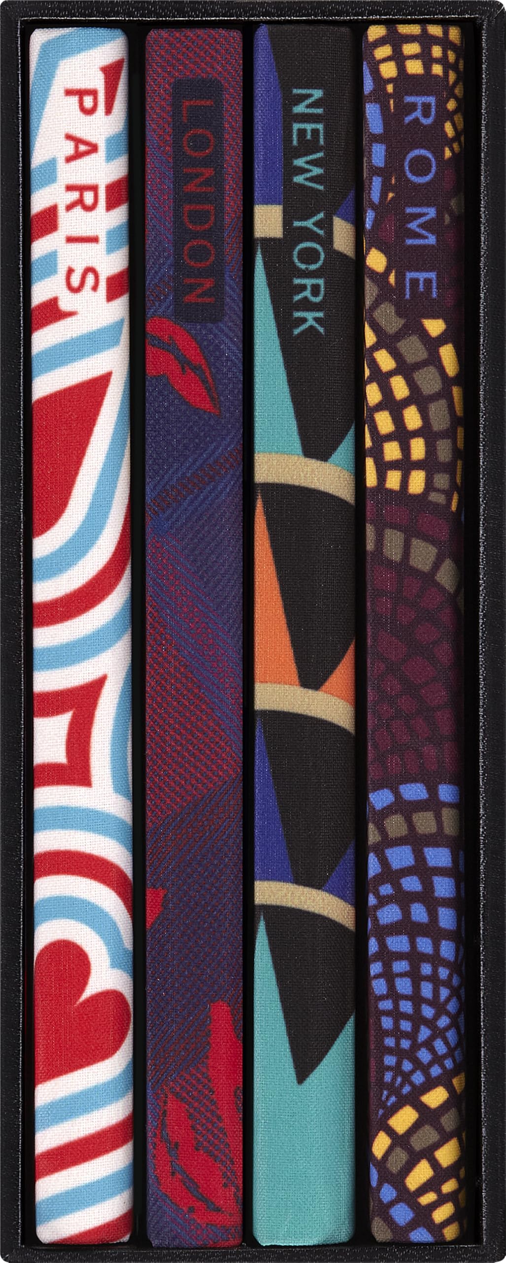 Moleskine Luxe City Collector Box, Gift Set Collection With 4 Tourist Guide Notebooks for Paris London, New York and Rome - Image 3