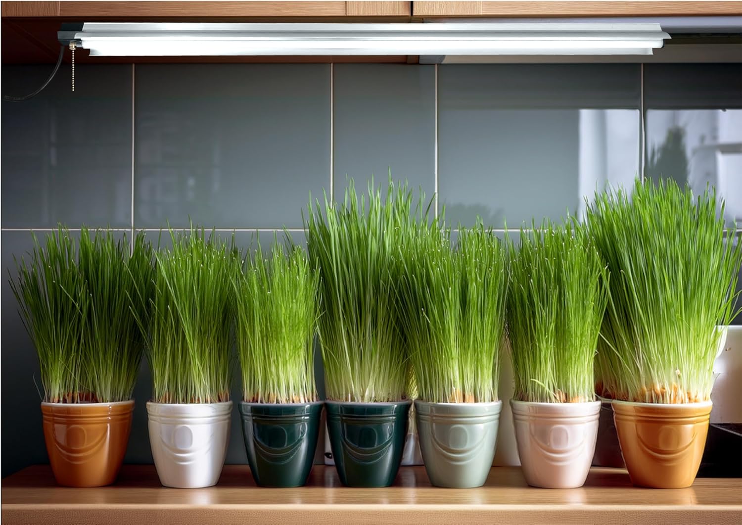 Miracle LED 2-Foot Full Spectrum Grow Light for Pet Greens