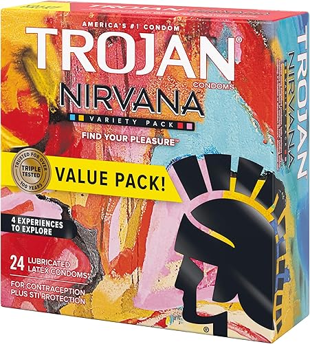 Miniatura 7 de Trojan Nirvana Collection - Paquete variado de condones - 24 unidades