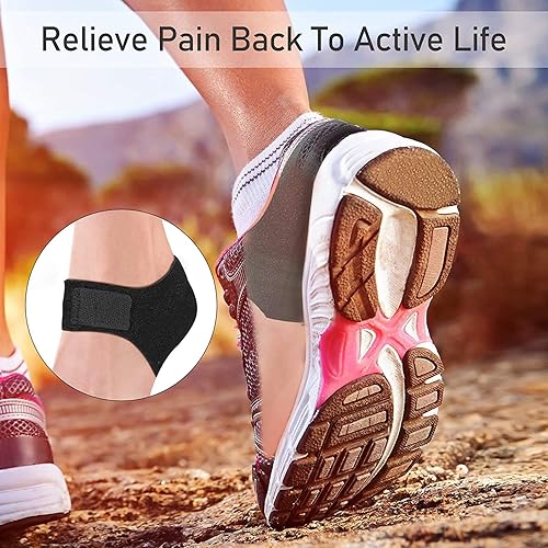 Miniatura 5 de Talonera para fascitis plantar para dolor de talón Versión actualizadaProtectores de talónalmohadillas de mangas, soporte de talón para dolor de