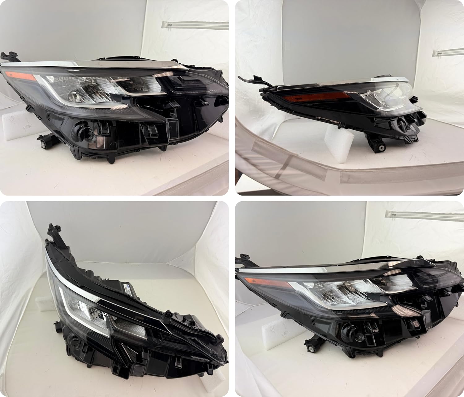 Replacement For Toyota Sienna 2021 2022 2023 Headlight LE/XLE Full LED with Bulb Toyota Sienna Headlamp Right/Passenger Side TO2503306, 81110-08100