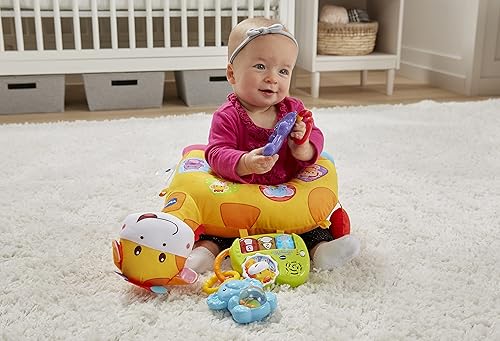 Miniatura 6 de VTech Almohada de descubrimiento del tiempo de barriga 3.94 x 15.75 x 27.17 pulgadas para 12 meses a 36 meses con almohadas de peluche para niños