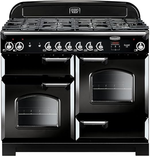 range cooker with two fan ovens