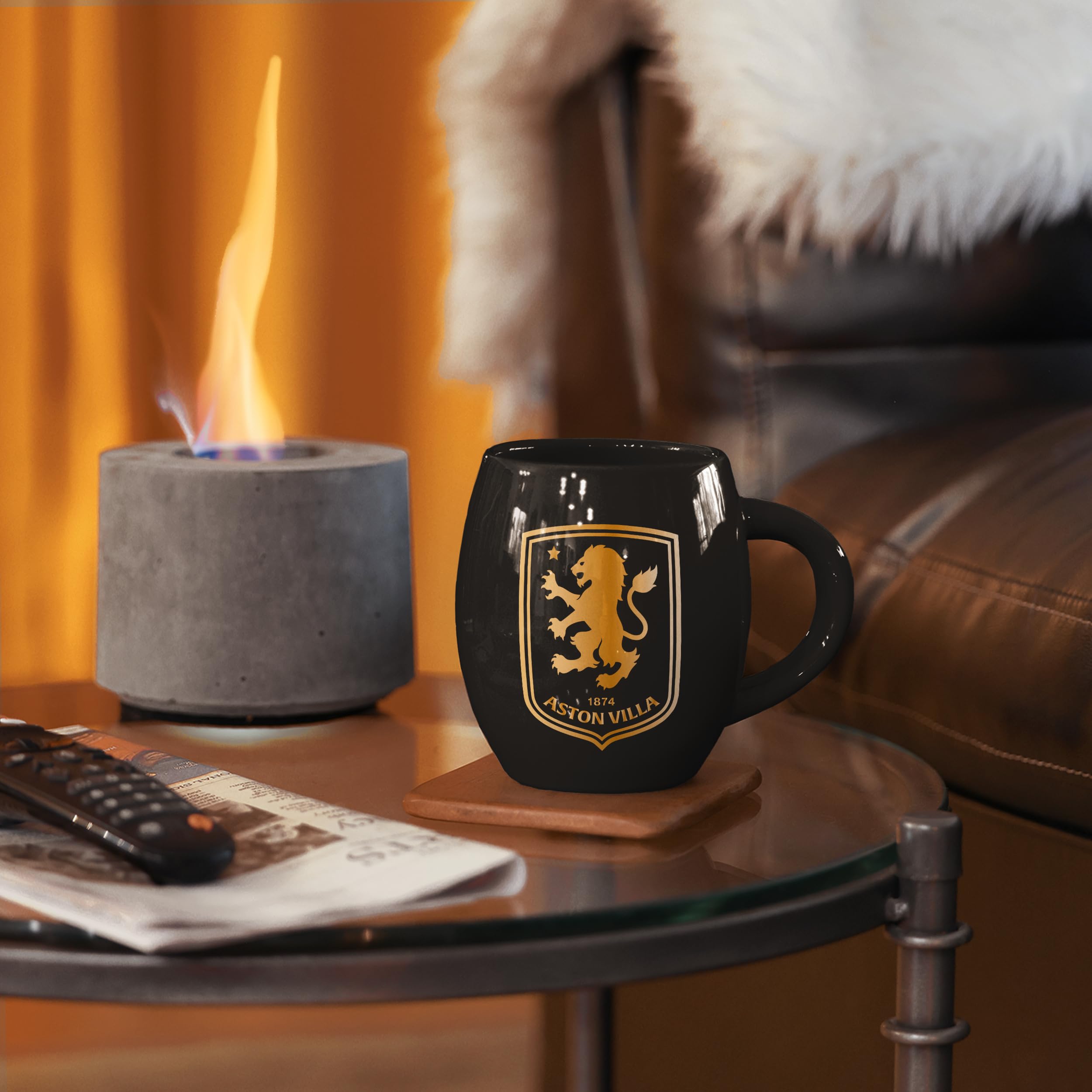 FOCO Taza oficial Aston Villa FC letras clásicas eslogan