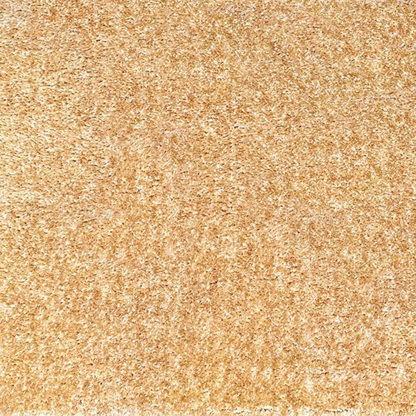Surya Livabliss Tapis à Poils Longs Moderne berbère Doux pour Chambre à Coucher et Salon - Style bohème Neutre - en Peluche épaisse - Facile d'entretien - Jaune - 160 x 213 cm