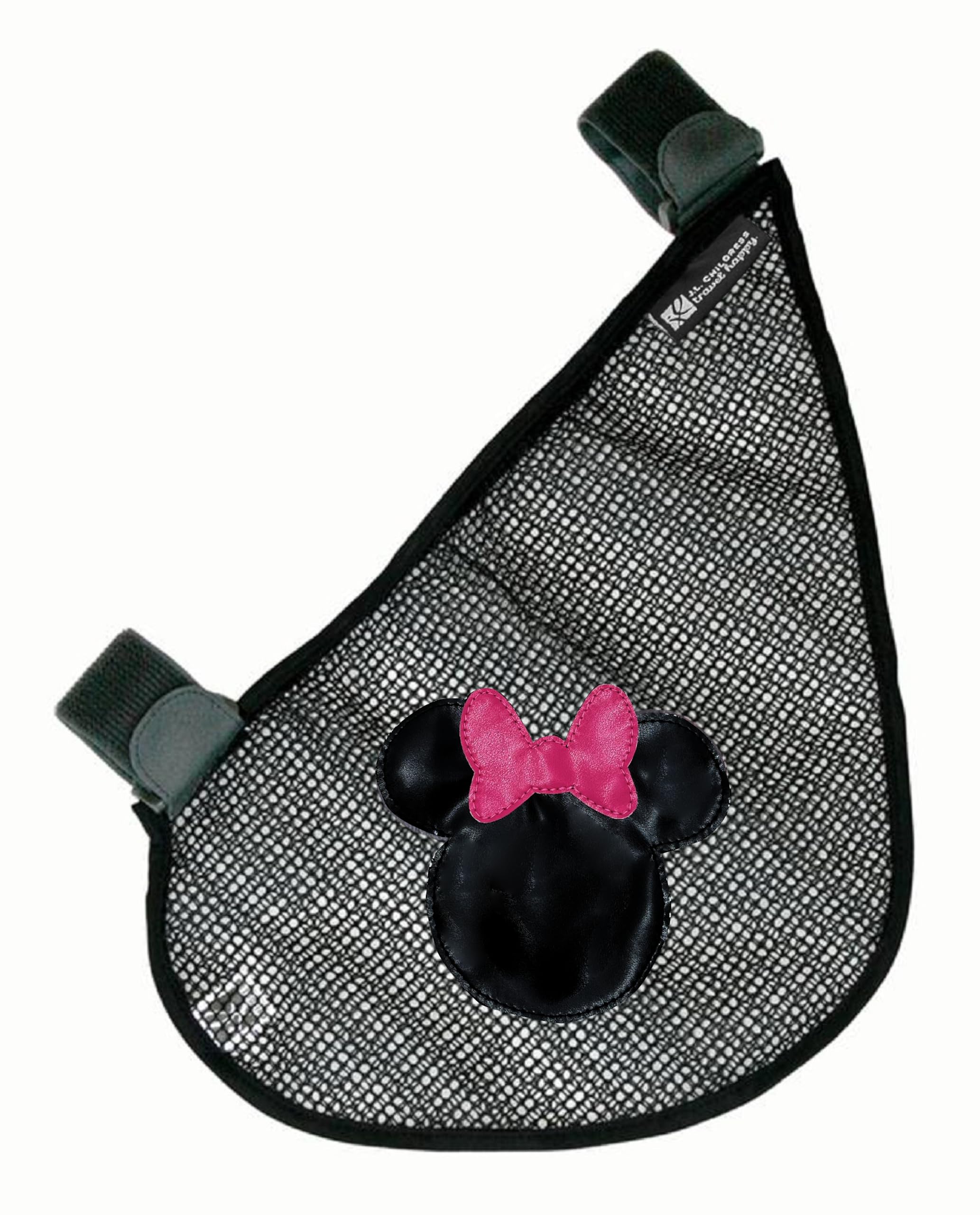 J.L. Childress Disney Baby Side Sling Stroller Cargo Net, Stroller Organizer & Storage, Minnie Mouse