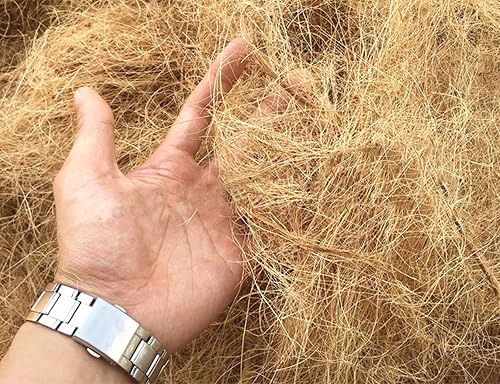 Miniatura 3 de Lucky Interests Fibra de coco, 4.5 oz. Ropa de cama cómoda para pájaros y animales pequeños, material nido para construcción de nidos, escondites,