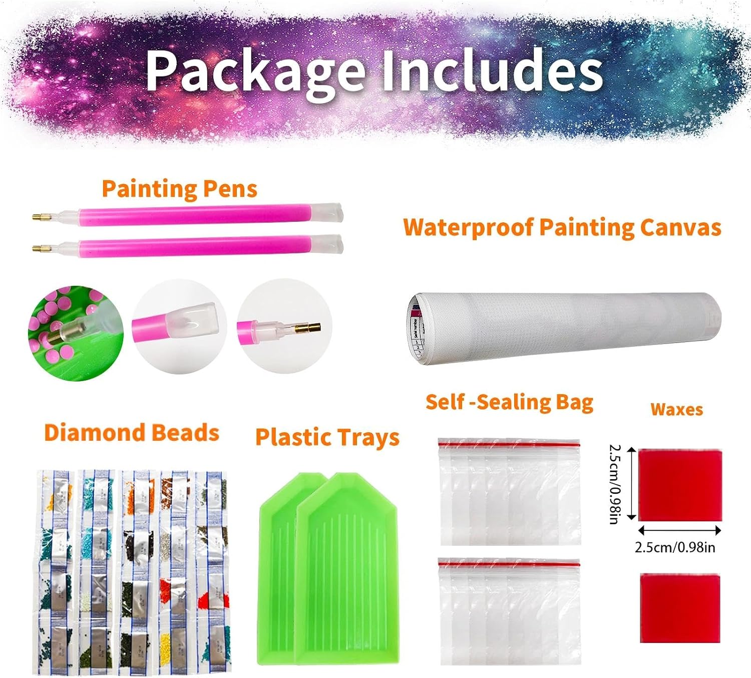 YALKIN 5D Diamond Art Kits for Adults, Large Flowers Diamond Painting Kits Full Drill Diamond Painting Kit for Adult Beginners, DIY Crystal Picture Art for Home Wall Decor 40 x 70cm/15.7 x 27.6in