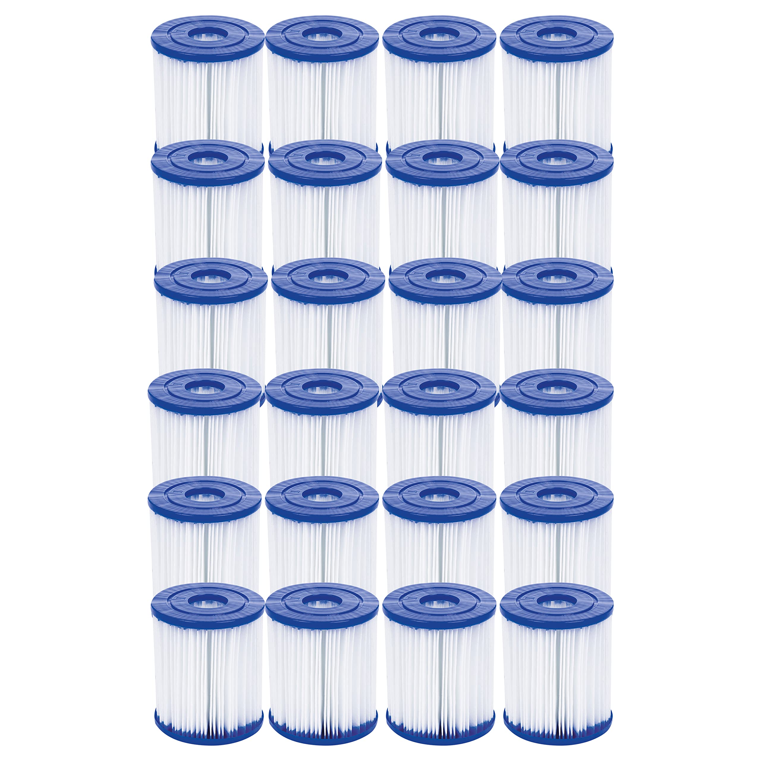 Bestway Flowclear Filterkartusche Gr. I 8.0 x 9.0 cm, 24er-Sparset