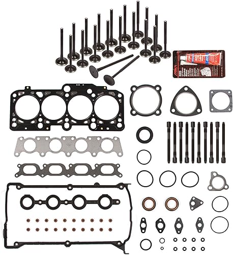 Evergreen HSHBIEV9018 - Juego de juntas de cabeza para válvulas de escape de admisión compatibles con Audi A4 TT Quattro Volkswagen Beetle Goft