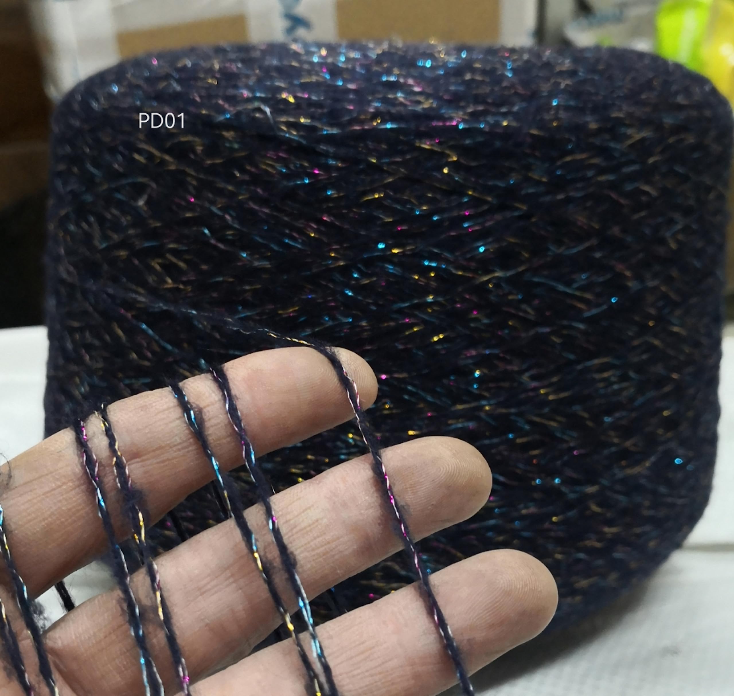 Hilo De Lana Mezcla Seda Y Mohair - 500 G, Suave Y Abullonado - Para Tejer Suéteres, Bufandas, Chales