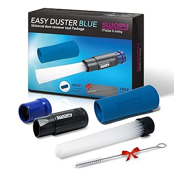 Skyline Gadgets Universal Vacuum Attachment Tool, Tiny Tubes Cleaner, Dusty Brush, Flexible Suction, Dirt Sweeper, Dust Cleaning Great for Car/Pets/Keyboards/Air Vent/Drawers