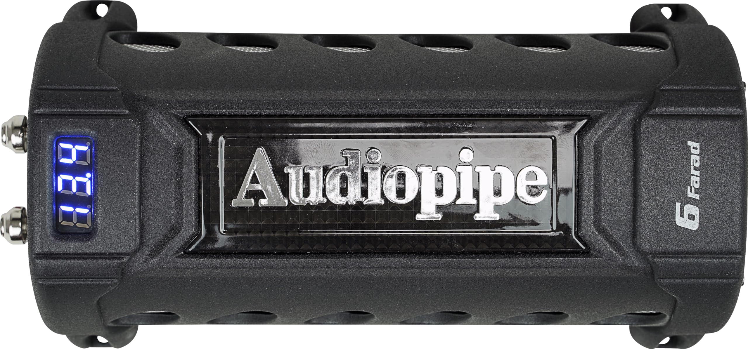 Audiopipe Car Audio Power Capacitor with Digital Display and Electronic Protection