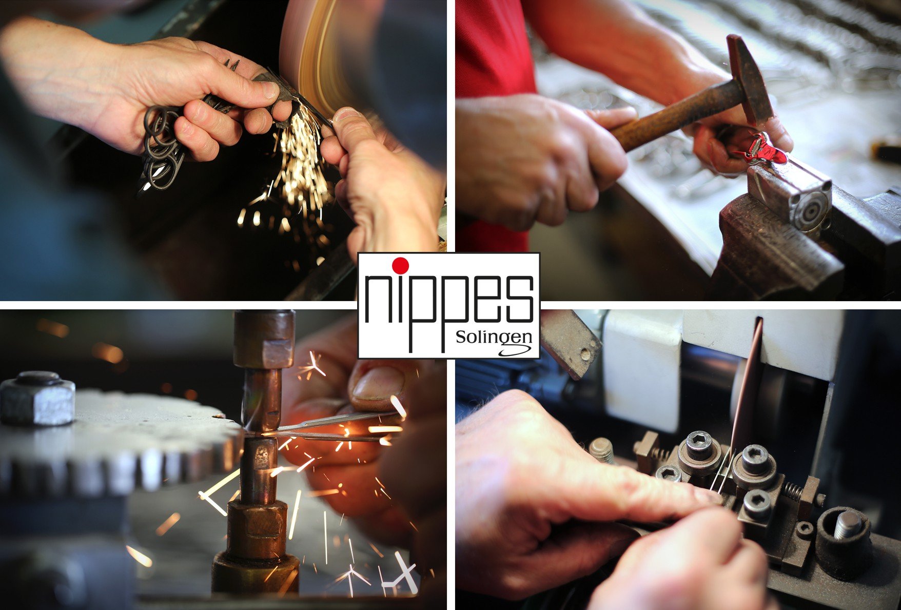 Nippes, Solingen, Set Manicure, 3 pezzi, nero e marrone, 70 g