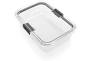 Rubbermaid Brilliance Rectangle Food Storage Containers with Lids