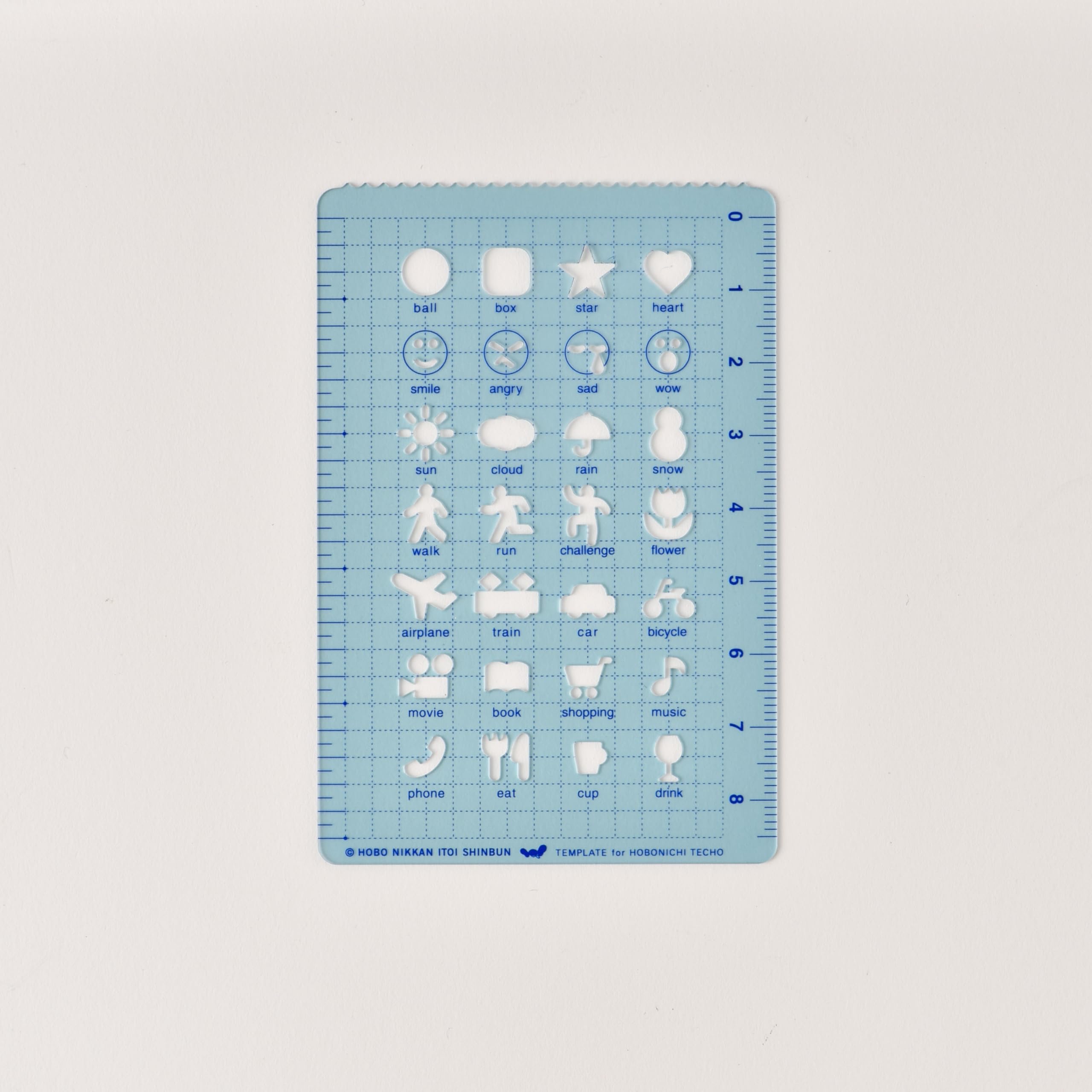 Hobonichi Techo Accessories Hobonichi Stencil - Activities