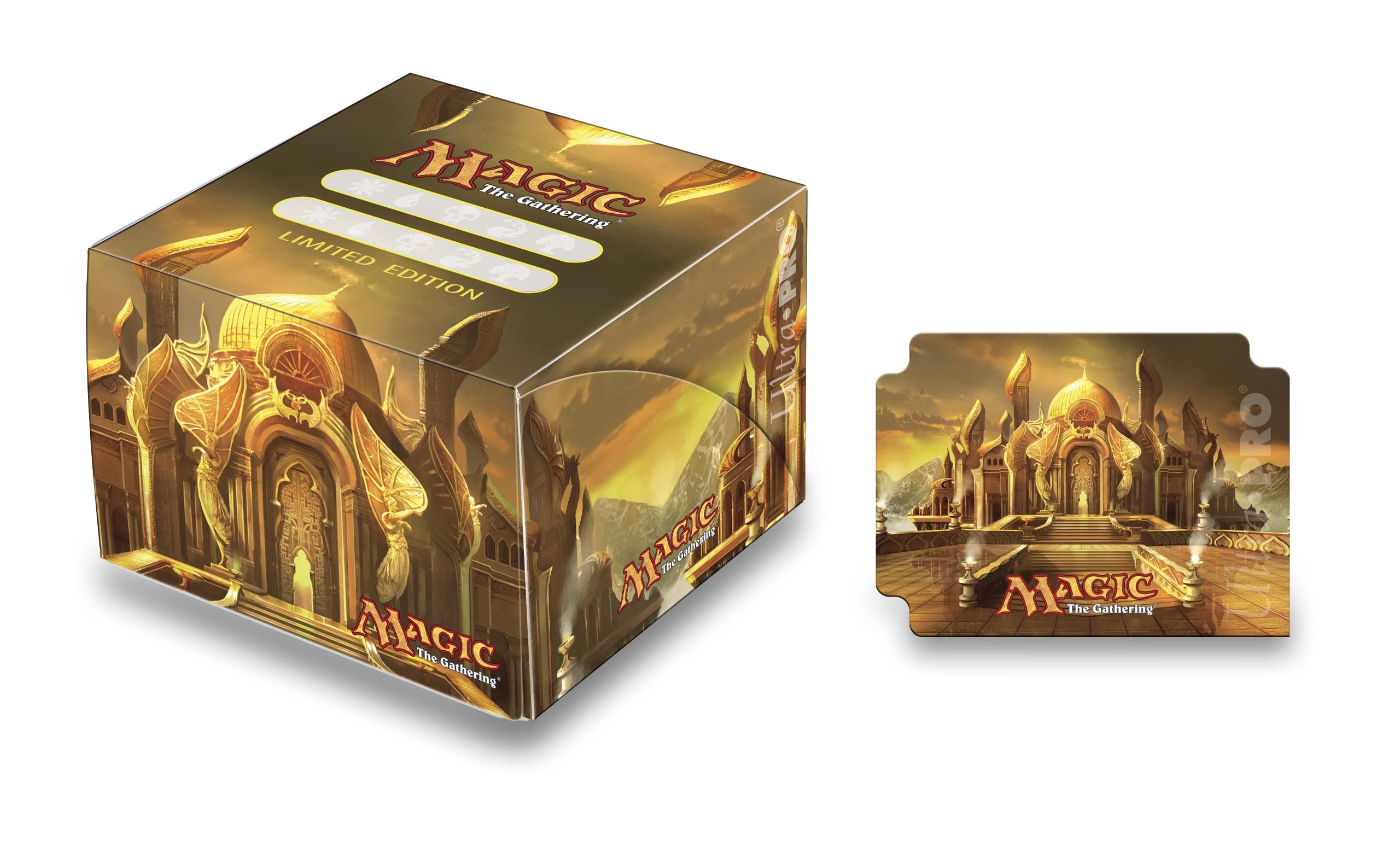 Ultra PRO PRO-Dual Deck Box Gialla – Portamazzo Per Magic: The Gathering – Capienza 180 Carte Protette