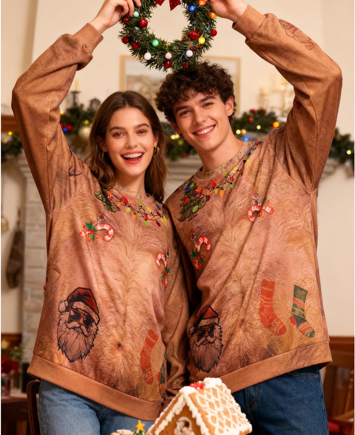 Mardi Gras Sweatshirt for Men,Mardi Gras Outfit Men,Mardi Gras Sweatshirts - Image 3