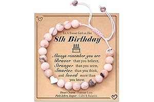 Charm Bracelet Gifts: Delicate Crystal Gemstone Jewelry Presents for 8 Year Old...