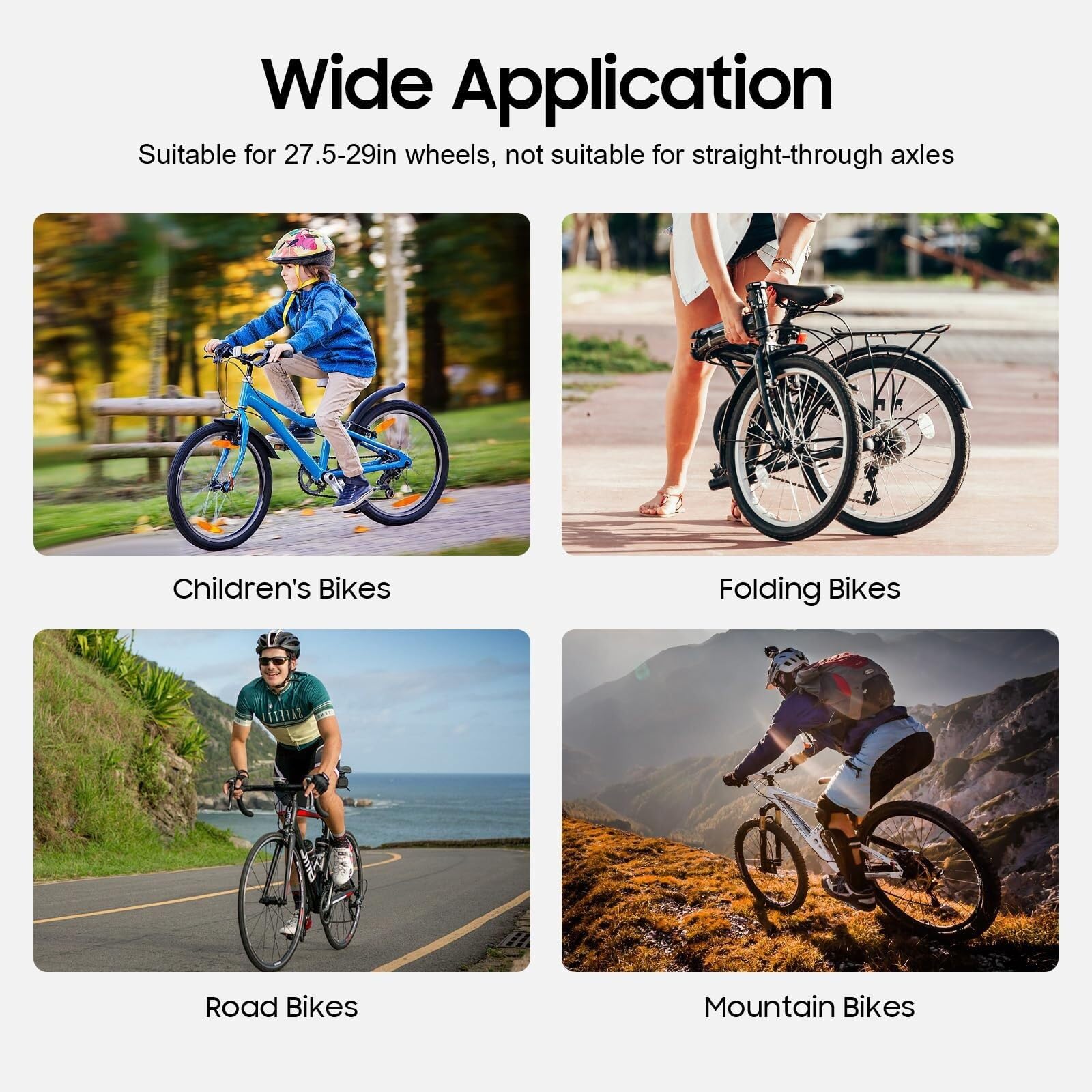 Centrador de Ruedas de Bicicleta, Herramienta Profesional para el Mantenimiento de Llantas, Ancho Ajustable de 9,5 a 13 cm, Herramienta de Reparación y Alineación de Ruedas, Rotación de 360°