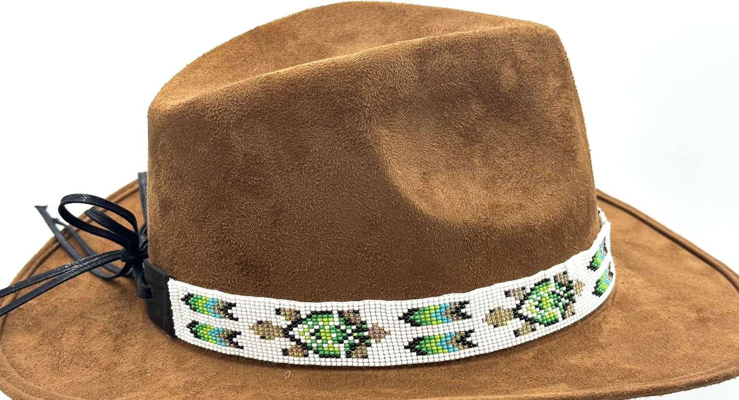 Cowboy Western Beaded Hat Band Rodeo Style Handmade