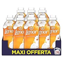 Lenor Ammorbidente Lavatrice Concentrato 216 Lavaggi (8×27), Oro E Fiori Di Vaniglia, Offre Una Freschezza Duratura Per Un Letto Fresco Fino A 1 Settimana