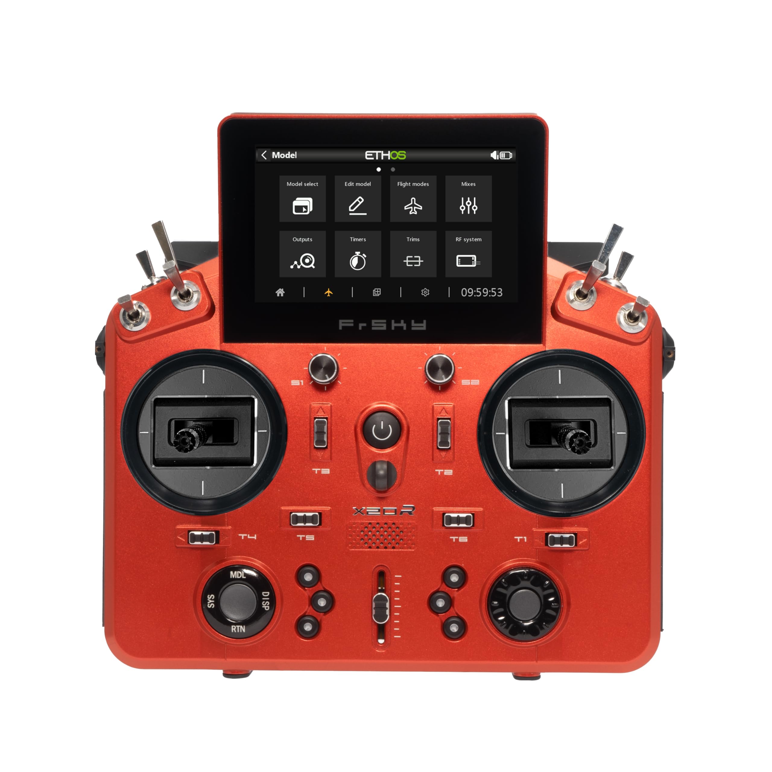 FrSky Tandem TANDEM X20R dual 2.4G TW RF mode and supports TW ACCESS R9 modes (Cherry Red)