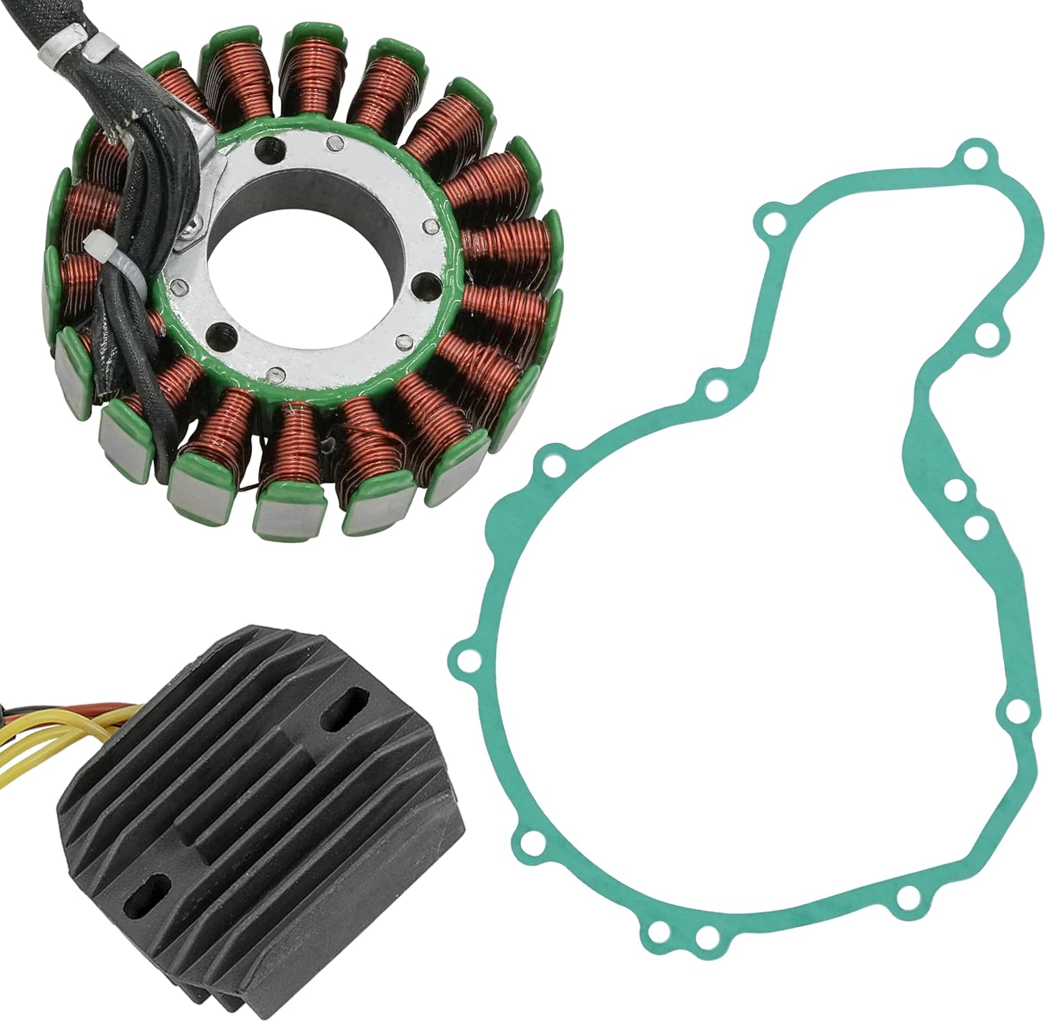 Caltric Stator Regulator Rectifier & Gasket Compatible with Polaris Predator 500 2003-2004