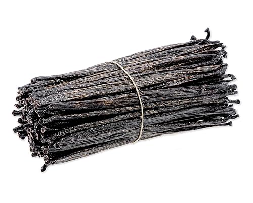 Miniatura 2 de Slofoodgroup Vainilla tahitiana de grado A, 10 cápsulas gourmet de vainilla tahitiana de Ecuador, Vanila X Tahitensis para hornear, pegar y extraer