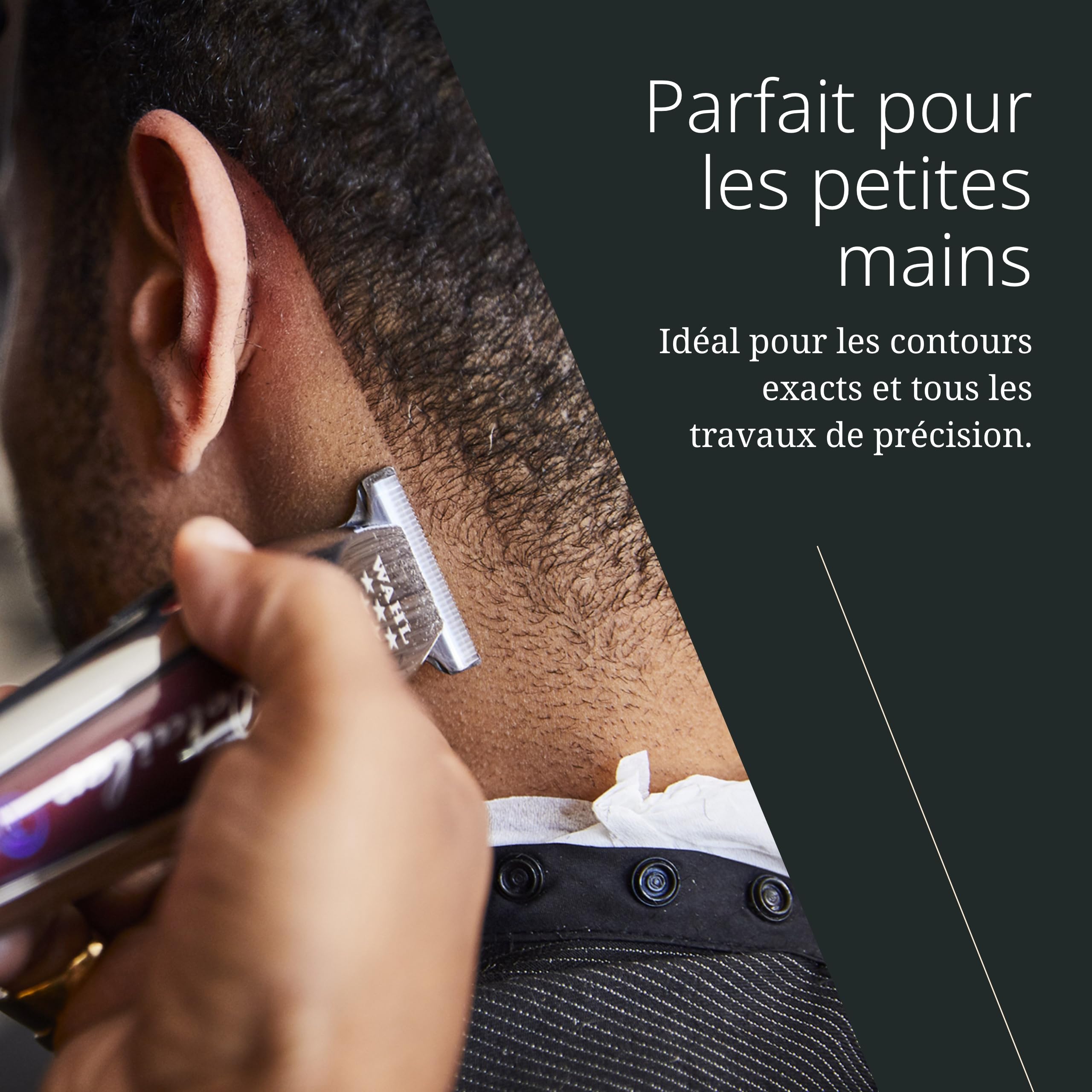 Wahl Detailer LI Tondeuse à cheveux sans fil - Tondeuse puissante avec lame en T extra large pour les bordures et le travail de détail