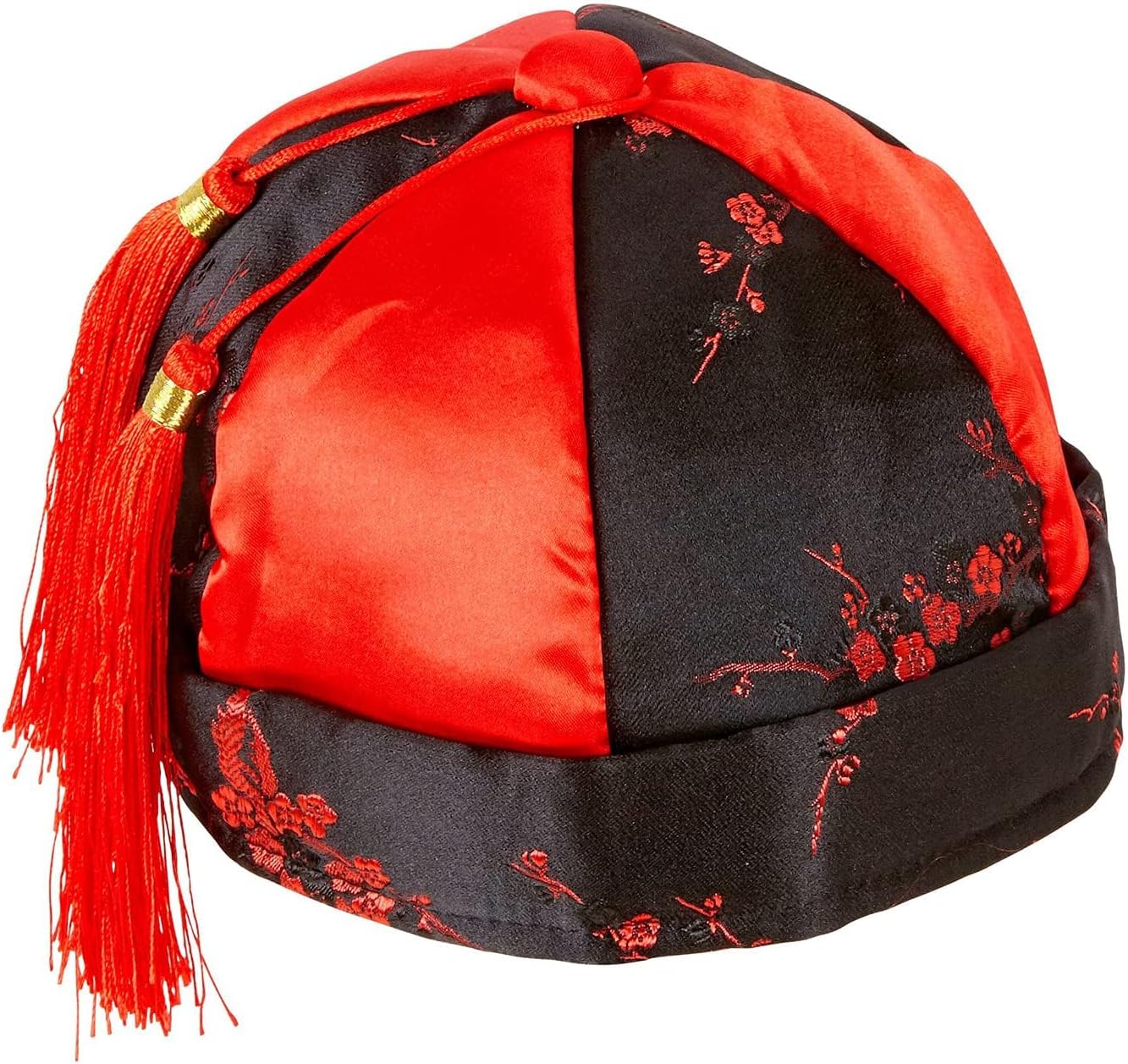 W WIDMANN MILANO Party Fashion 10672 Chinese Mandarin Hat Headgear Theme Party Carnival