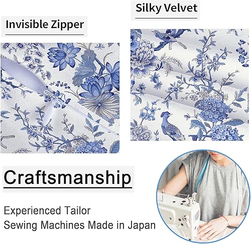 Miniatura 5 de Fundas de almohada de gato para decoración del hogar de 18 x 18 pulgadas, funda de almohada decorativa suave para cama, sofá, 2 juegos