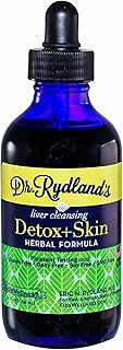 Dr. Rydland's by Kids Wellness Liquid Herbal Formulas (Detox & Skin, 4oz); Also relieves Eczema, Rosacea, Acne and Viral Skin Rashes