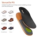 FOVERA Rigid Arch Support Insole for Flat Feet - Orthotic Shoe Inserts for Plantar Fasciitis, Heel Spurs, High Arch, Foot Pain & Enhanced Stability, Trimmable Shoe Soles (S, Women's 7-8 UK) gallery image
