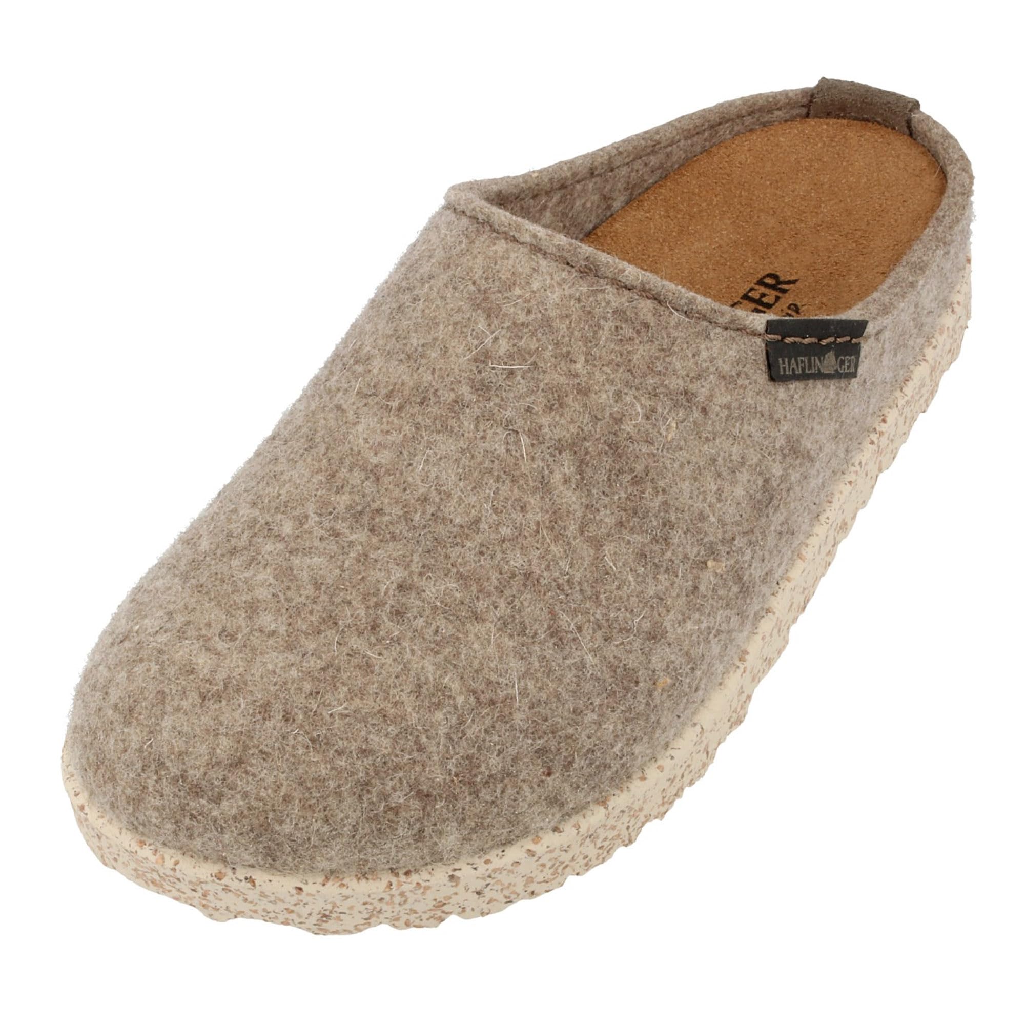 HAFLINGER Manhattan Felt Clog Wool Slipper Unisex
