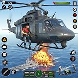 Helicopter Shooting Games: US Cruise Ship Simulator: Gunship Strike War Chopper Shooter 3D: Strategy Modern Warfare Tanks 2025 Army Rescue & Airplane Games