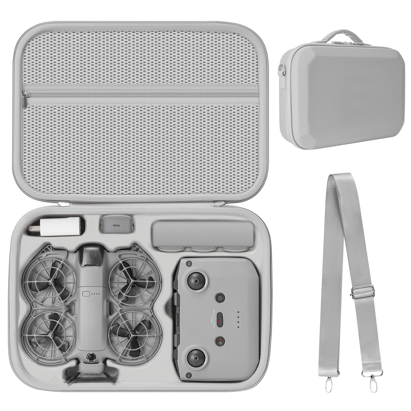 Bolsa para dji Neo 2 Case, Funda para dji Neo 2 Fly More Combo Accesorios Estuche, Bolsa de Transporte para Controlador RC-N3/BaterÃa Neo2 Paquete de Viaje, para Dron