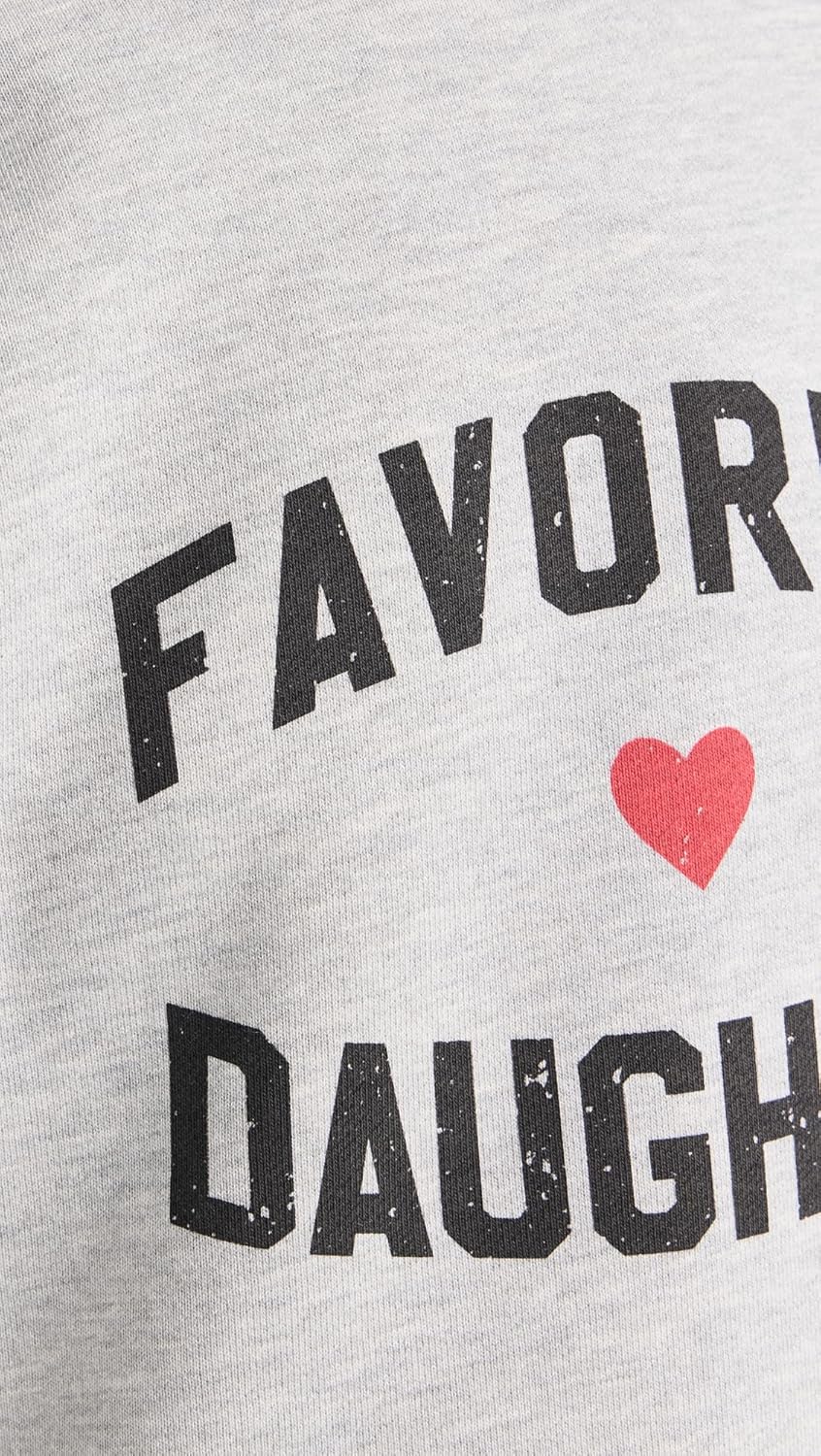 Favorite Daughter Womens Heart Logo Sweatshirt