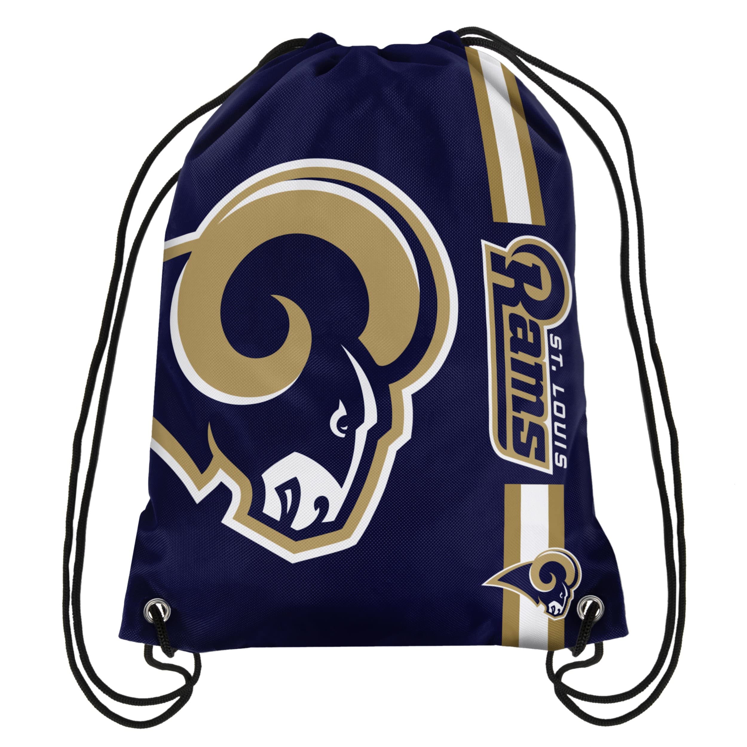 FOCO Los Angeles Rams NFL Retro Big Logo Drawstring Backpack