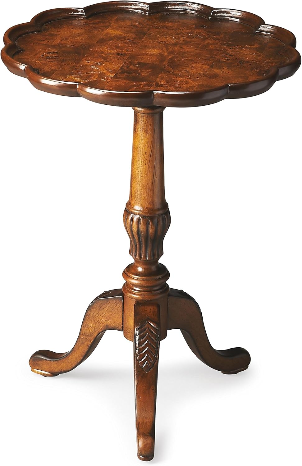 Butler Dansby Olive Ash Burl Pedestal Table
