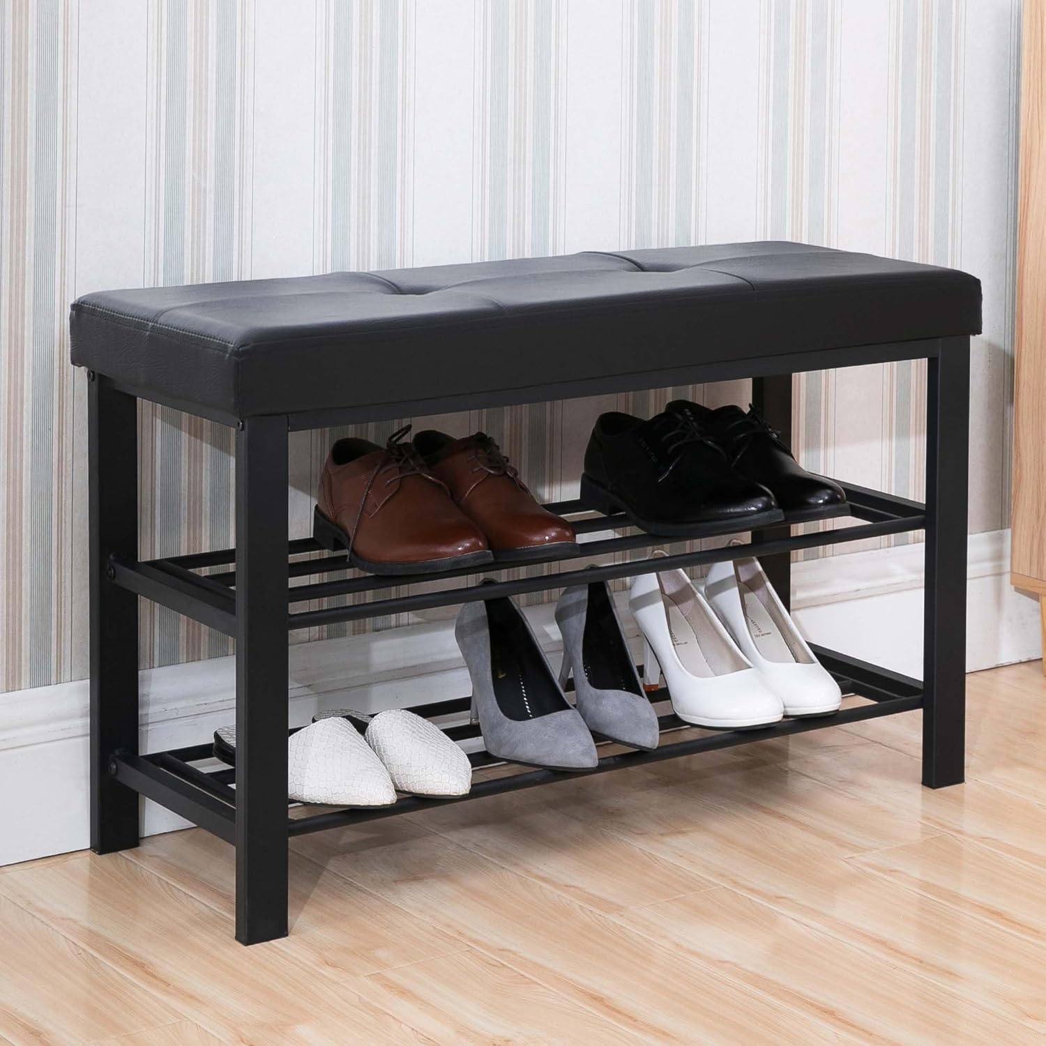Garage Entryway Bench Merrick Shoe Storage Bench – Section