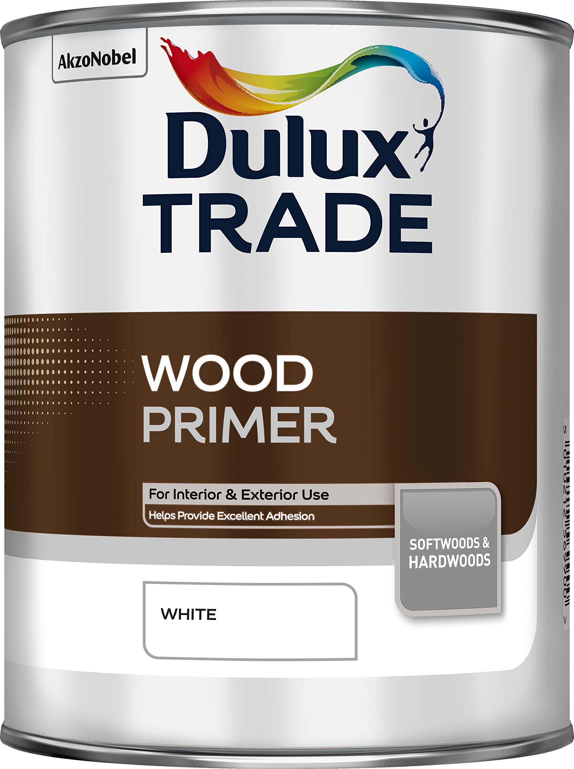 Dulux Trade White Wood Primer, 1L
