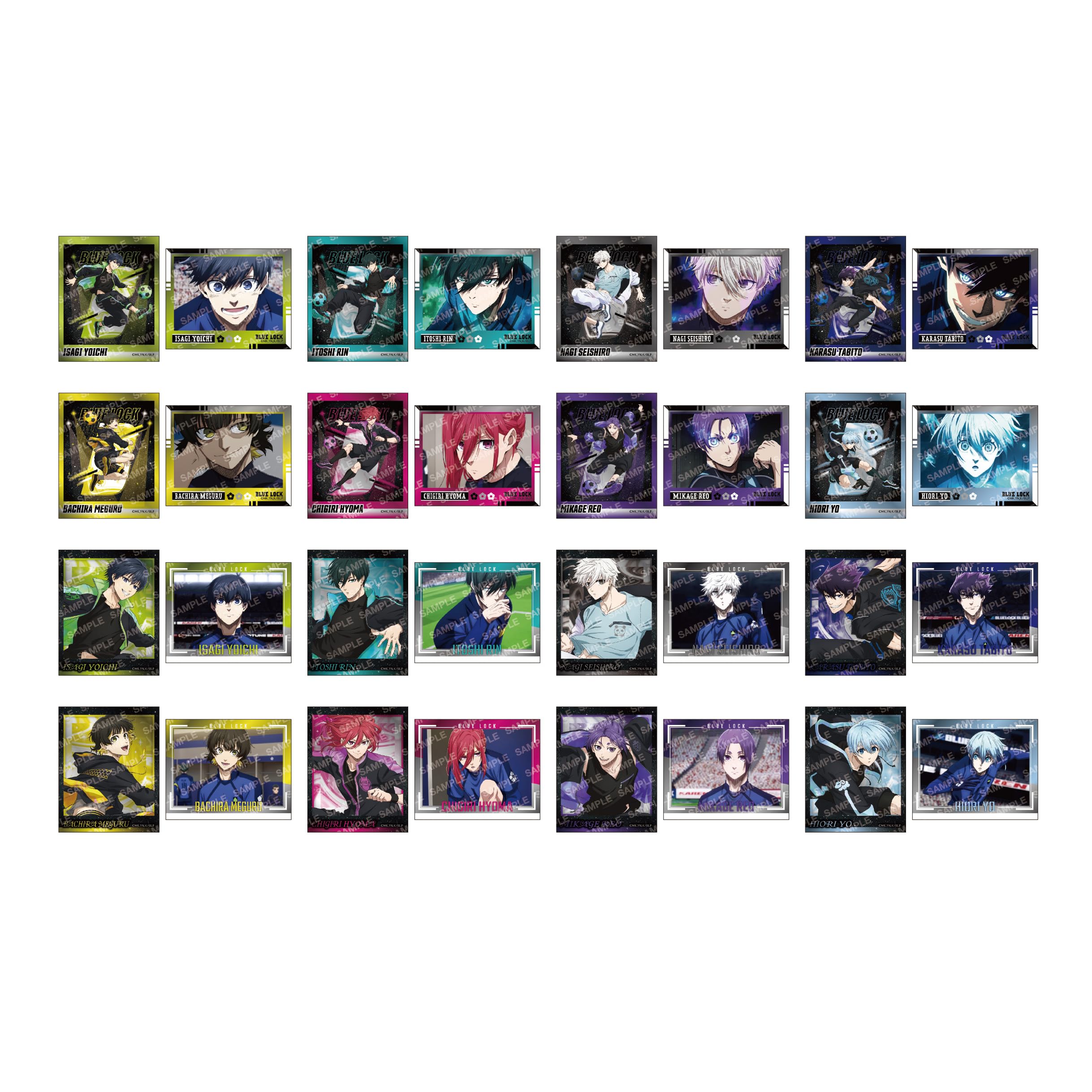 Amazon.co.jp: ブルーロック フォト風メタルステッカーコレクション