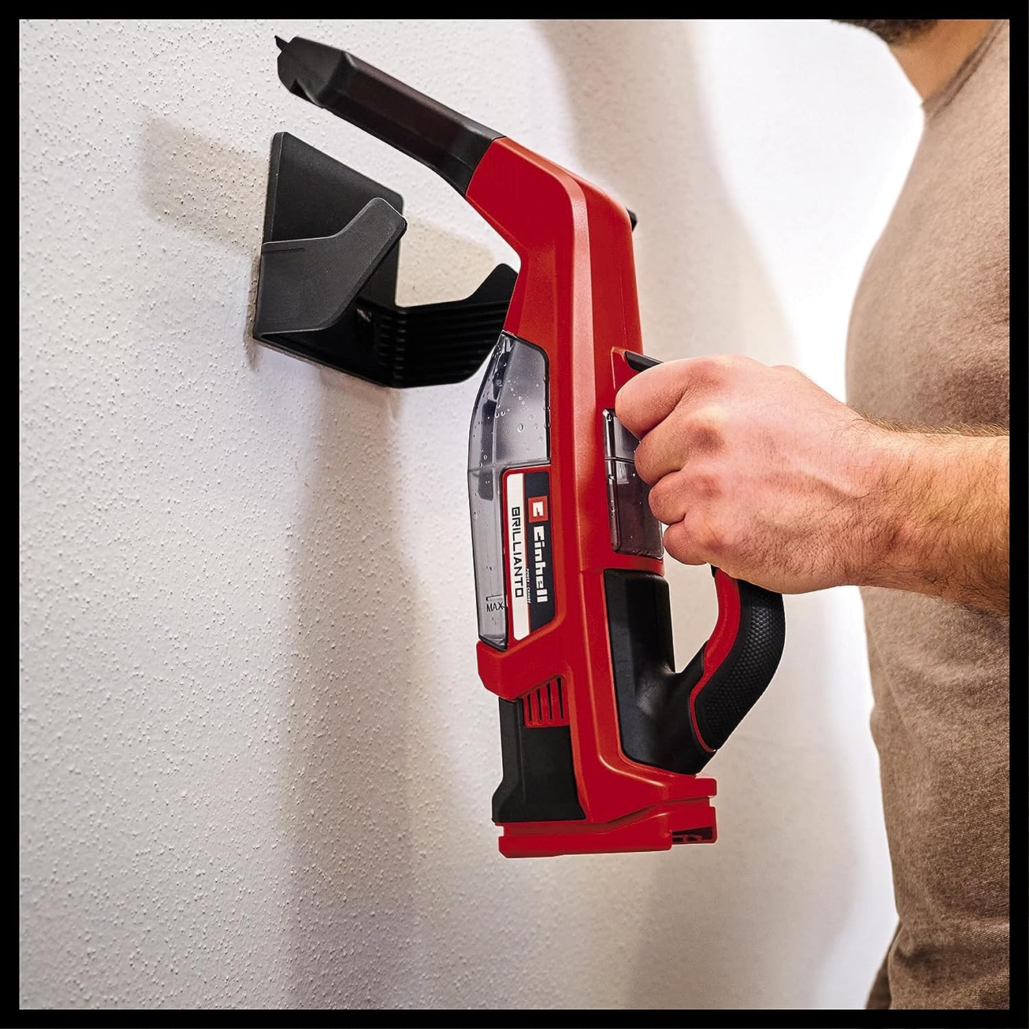 Einhell Nettoyeur de vitres sans Fil BRILLIANTO Solo Power X-Change (18 V, buse aspirante de 28 cm) Livré sans Batterie ni Chargeur
