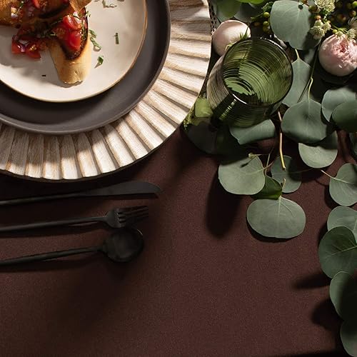 Miniatura 84 de Gee Di Moda - Mantel rectangular de 60 x 84 pulgadas – Mantel rectangular de poliéster lavable para mesa de 5 pies Amarillo,Manzana Verde,Azul